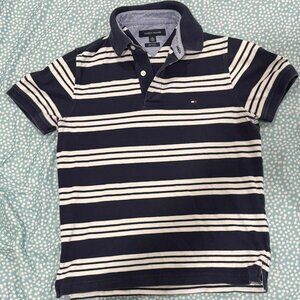 Blue and White Stripes Tommy Hilfiger Polo